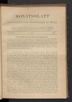 Nr. 48. Juli 1887