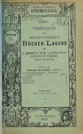 Katalog. 75. 1887 = Abth. 2