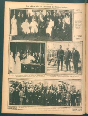 La visita de los médicos norteamericanos [Fotografías]