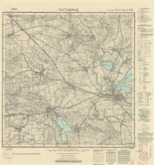 2027 (alte Nr.: 658) Bad Segeberg, Meßtischblatt (4cm - Karte)