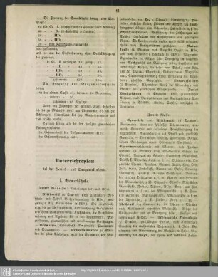 Unterrichtsplan