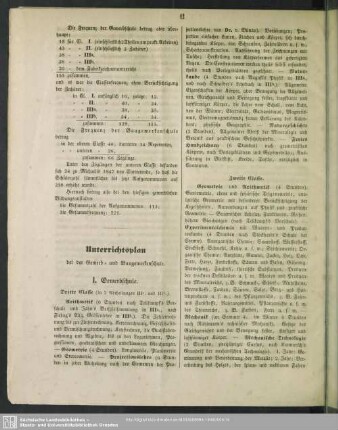 Unterrichtsplan