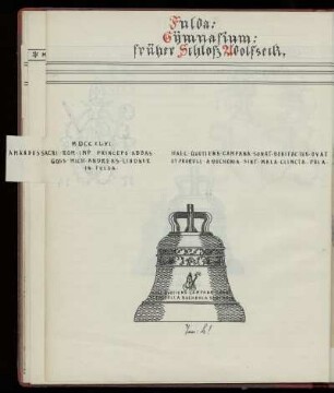 Gymnasium: früher Schloß Adolfseck