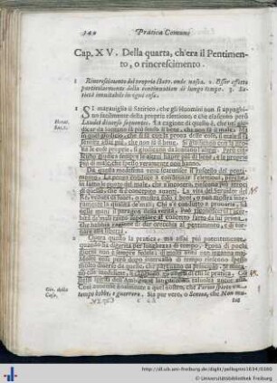 Cap. XV - XVI.