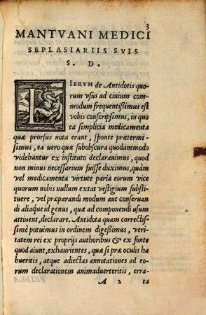 Antidotarivm : Ex Mvltis, Optimisqve Avthoribvs Collectvm, Castigatvm, Et Accvrate Digestvm. In prima eius Sectione descriptiones compositorum medicamentoru[m] quae publico vsui sunt continentur. In secunda simplicia quaedam medicamenta declarantur, succidanea, & nonnulla quae ad parandi modum attinent