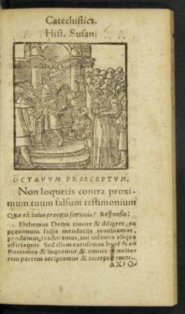 Octavum Praeceptum.