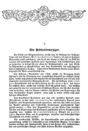 I. Die Achtundvierziger.