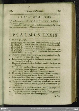 In Psalmum LXXIX.[i.e. LXXVIII.] Psalmus LXXIX. [i.e. LXXVIII.]