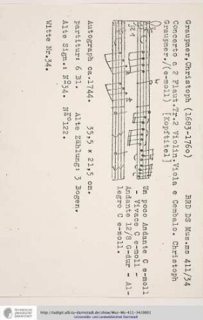 Konzert e-moll