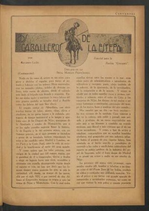 Los caballeros de la estepa - (Continuación) : Dibujos de la Srta. Margot Fernández
