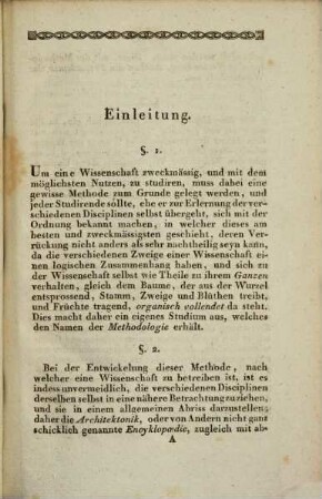 Architectonischer Grundriß der medicinischen Disciplinen