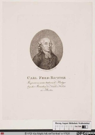 Bildnis Carl Friedrich Richter