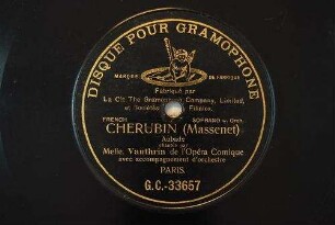 Cherubin : Aubade / (Massenet)