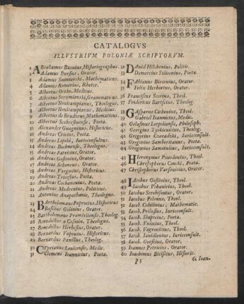 Catalogus Illustrium Poloniae Scriptorum