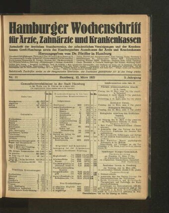 Nr. 11. 12. März 1922