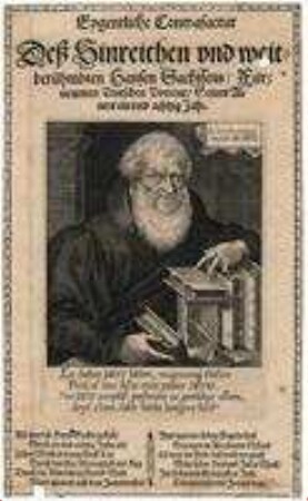 Hans Sachs, deutscher Poet; gest. 19. Januar 1576