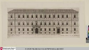 [Ansicht des Palazzo della Cancelleria]