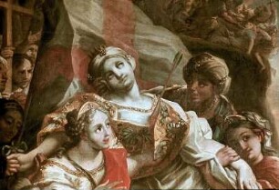 Seitenaltar: Die heilige Ursula mit ihren Gefährtinnen