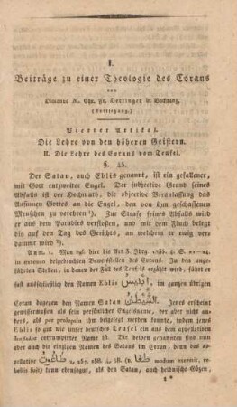 3-35 Beiträge zu einer Theologie des Corans : Fortsetzung
