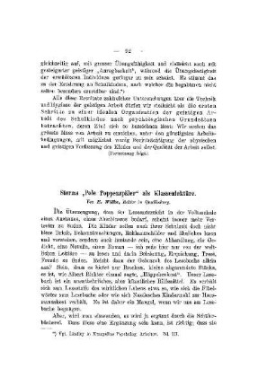 Storms "Pole Poppenspäler" als Klassenlektüre