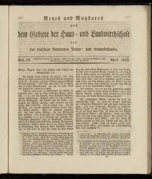 Nro. 16. April 1825.