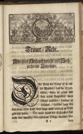 Trauer-Rede.