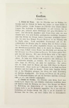 IV. Leuthen (5. Dezember 1757)