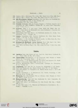 Städte (Nr. 1067-1218)