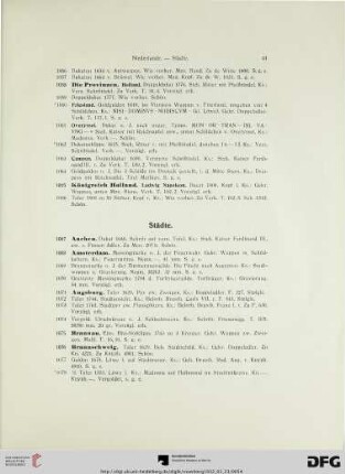 Städte (Nr. 1067-1218)