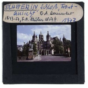 Schwerin, Schloss : Fronansicht