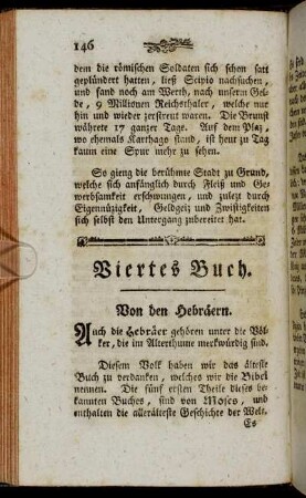 Viertes Buch. Von den Hebräern.