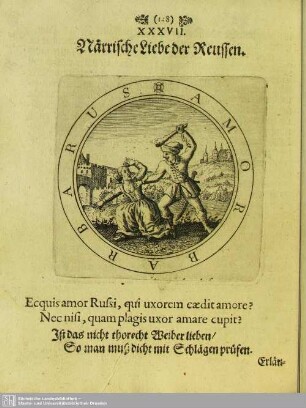 XXXVII. Närrische Liebe der Reussen