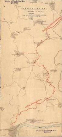 Bau einer Straße von Rickenbach über Altenschwand nach Schlagsäge