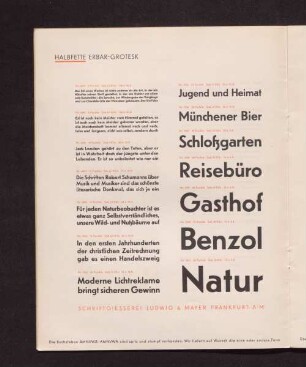 Halbfette Erbar-Grotesk