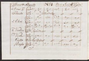 Entr'actes; orch; B-Dur; Hob III:23/2