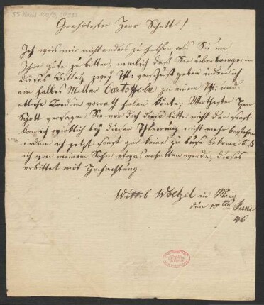 Brief an B. Schott's Söhne : 10.06.1846