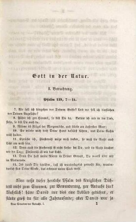 Neue Stunden der Andacht : zur Beförderung wahrer Religiosität ; ein Buch zur Erbauung und Belehrung für denkende Christen. 1