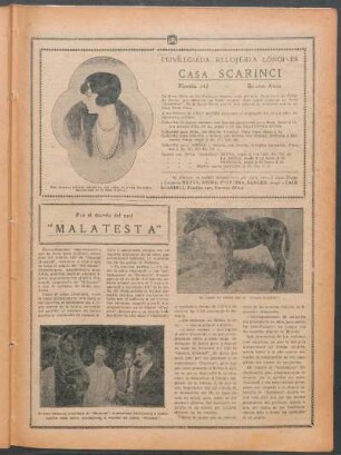 "Malatesta" : Por el mundo del turf
