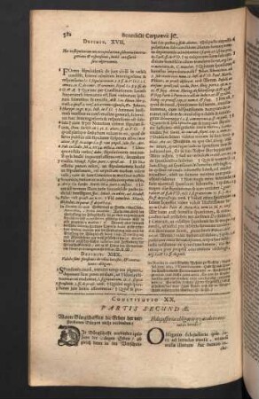 Constitutio XX. - XXIV.