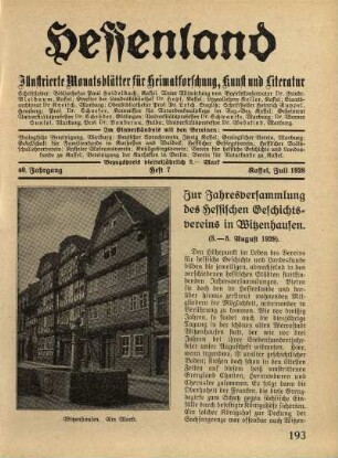 Heft 7. Juli 1928