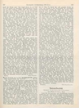 230-235 Sammelbericht