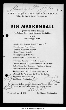 Ein Maskenball