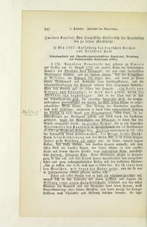Zweites Kapitel: Das französische Kaiserreich der Revolution bis zu seiner Machthöhe