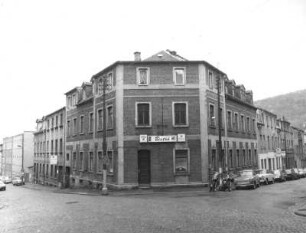 Aue, Auerhammerstraße 15. Wohn- und Geschäftshaus. Eckansicht