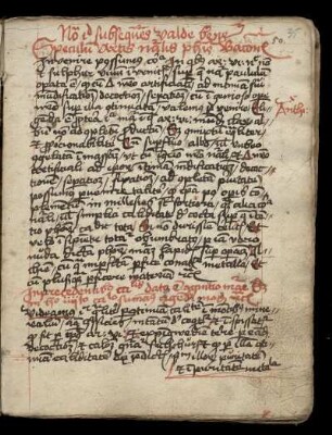 Rogerus Bacon: Speculum artis naturalis philosophiae, Auszug