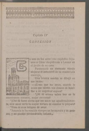 Capítulo LV - Confesión