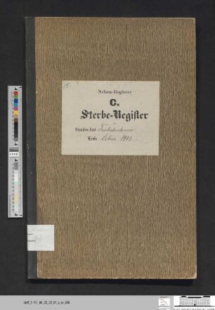 Sterberegister Güldendorf 1903