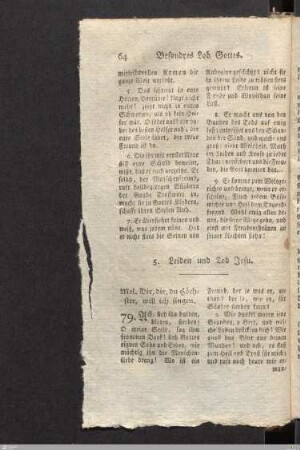5. Leiden und Tod Jesu.