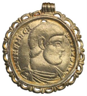 Fundmünze, Solidus, 350 - 353 n. Chr.