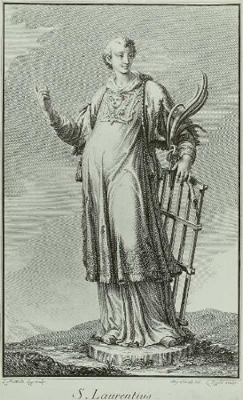 S. Laurentius (nach einer Statue der Hofkirche)